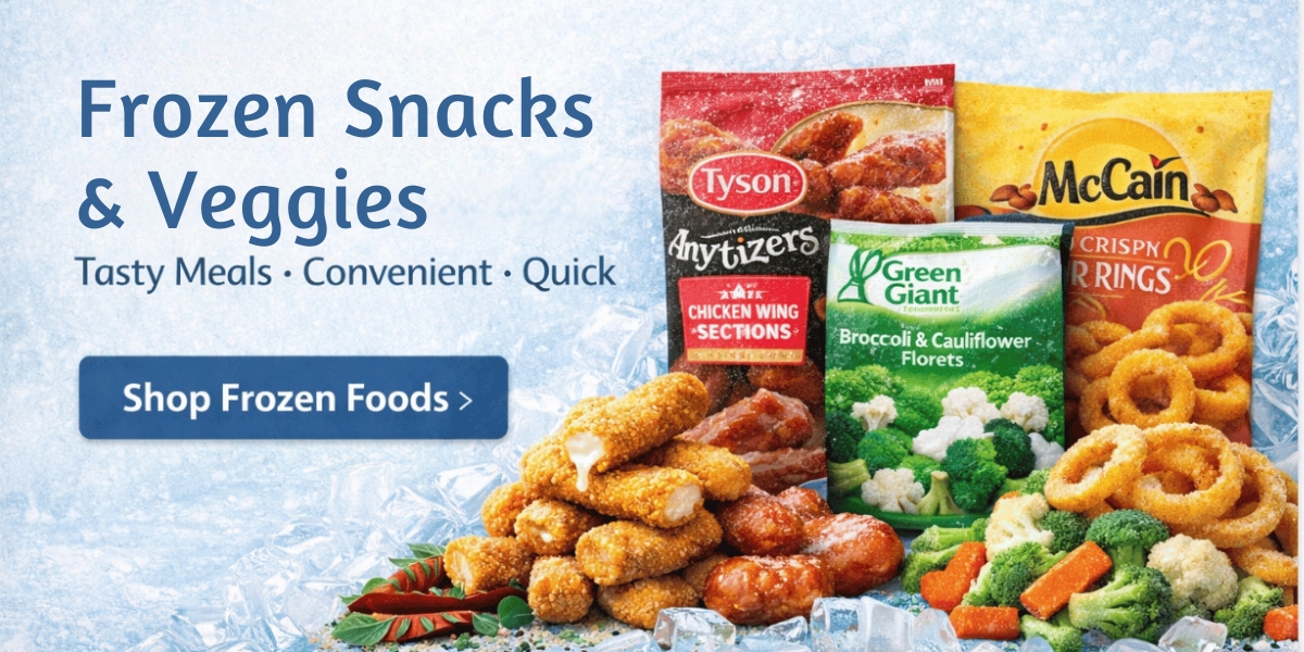 frozen snacks & veggies